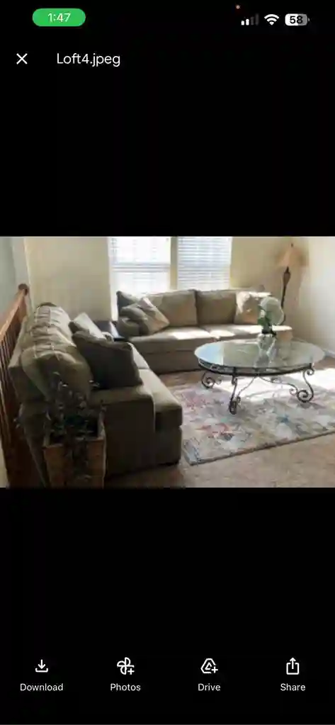 Furnished loft for temporary hou