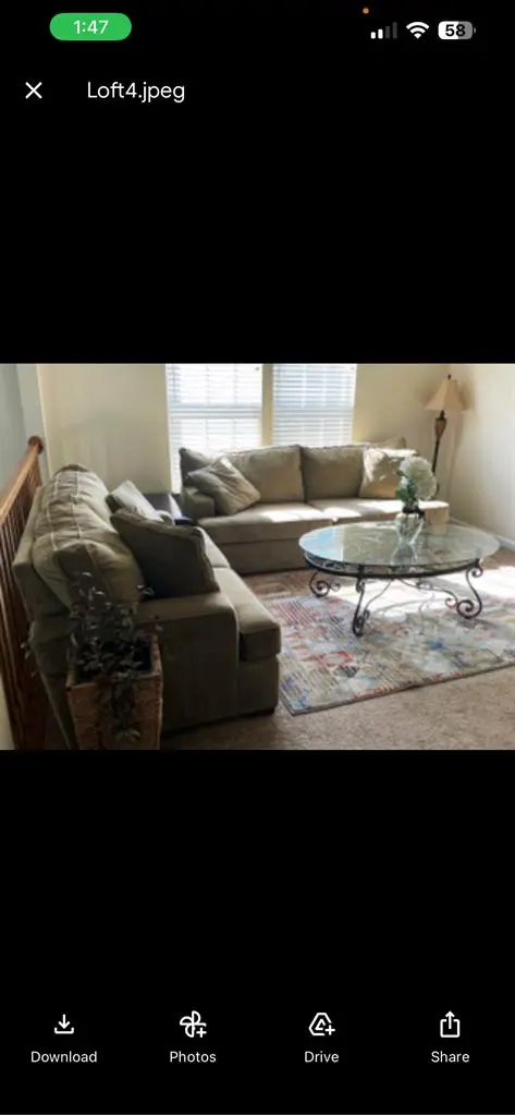 Furnished loft for temporary hou