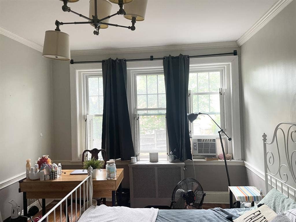 $1375 Sunny Brookline Bedroom