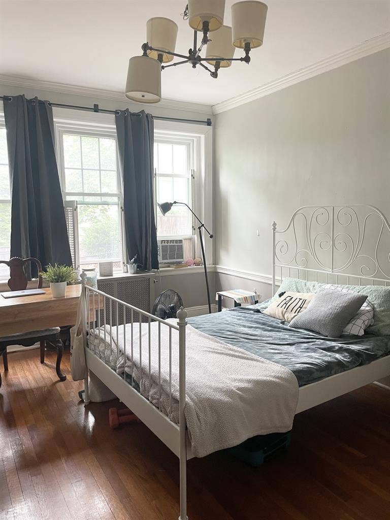 $1375 Sunny Brookline Bedroom