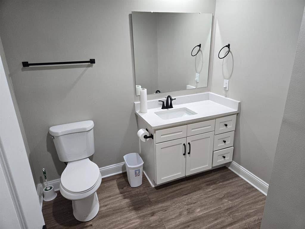 Private, furnished bedroom & bath