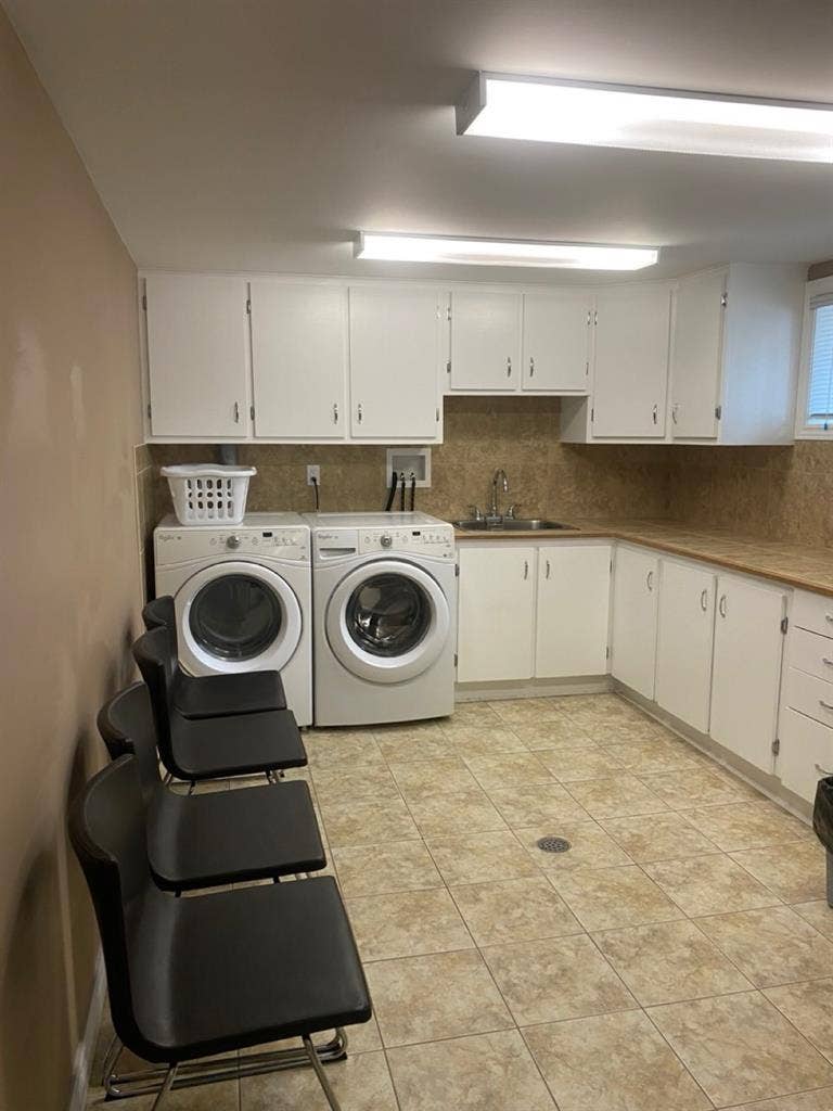 Furnished basement bedroom