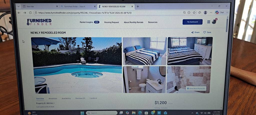 Newly renovated room for rent