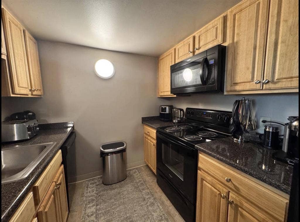 Furnished room with private bath