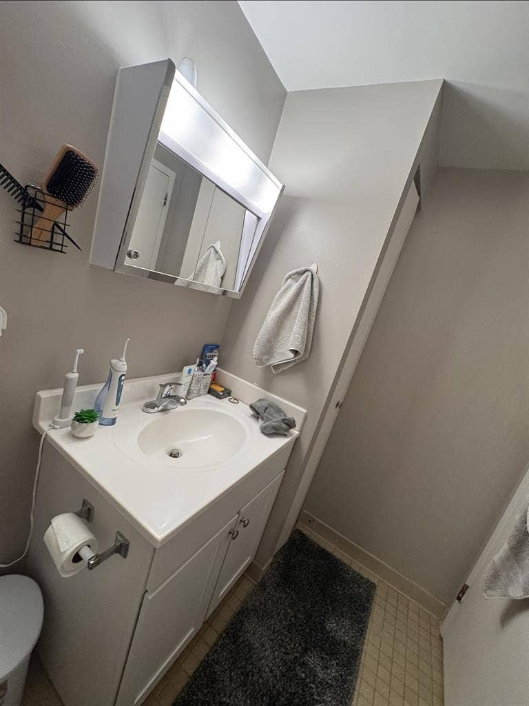 Room with private bathroom and ba