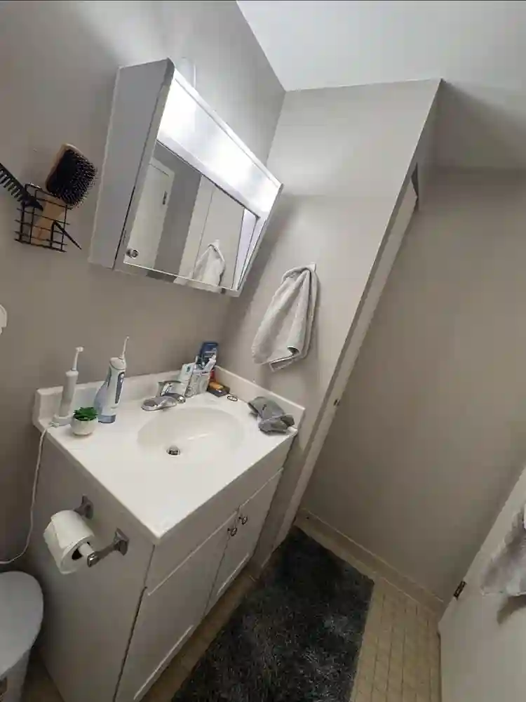Room with private bathroom and ba