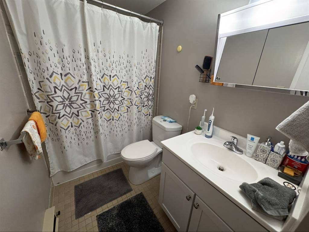Room with private bathroom and ba