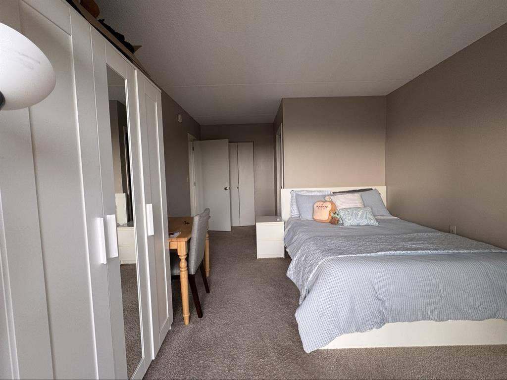 Room with private bathroom and ba