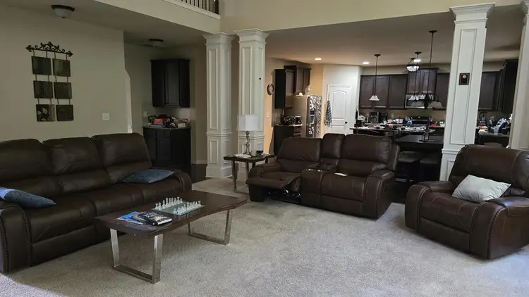 Spacious bedroom with private bathr