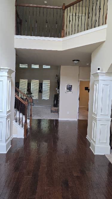 Spacious bedroom with private bathr