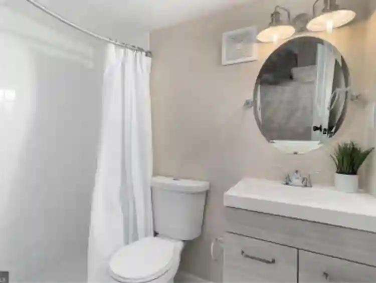 Room with private bathroom