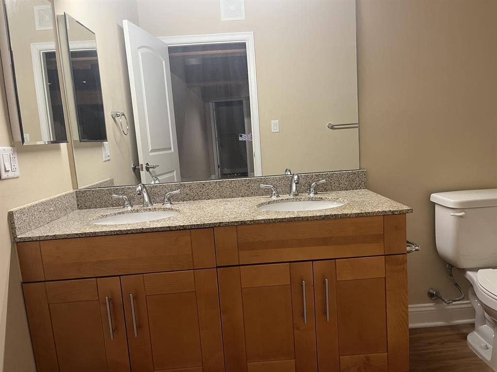 Large Loft Bedroom and Bathroom