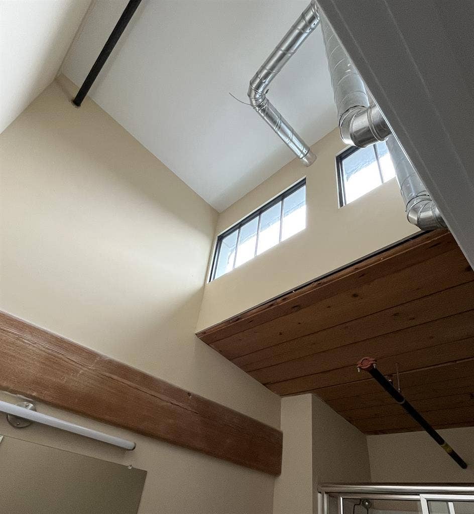Large Loft Bedroom and Bathroom