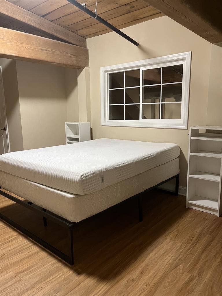 Large Loft Bedroom and Bathroom