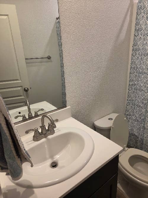 Single bed room + Bathroom
