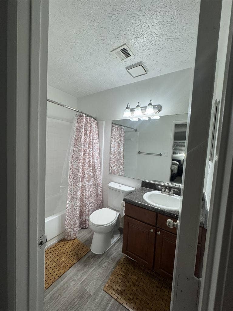 master bedroom with private bath