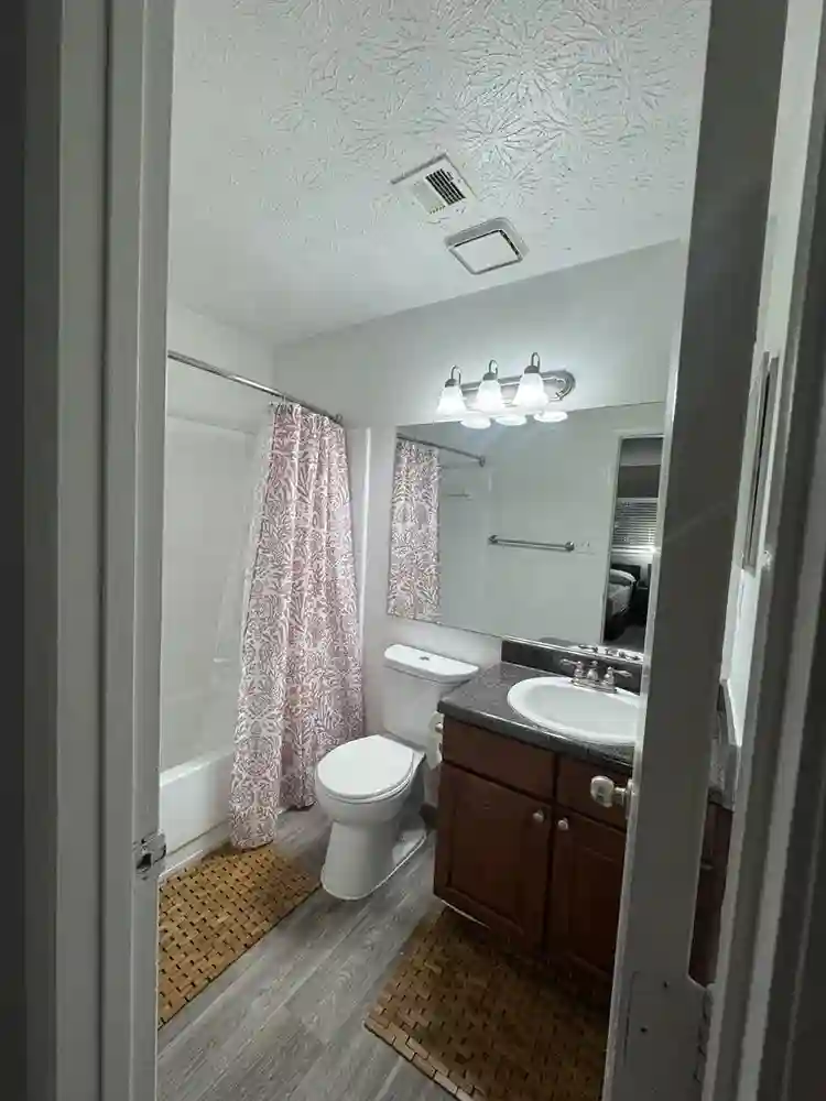 master bedroom with private bath