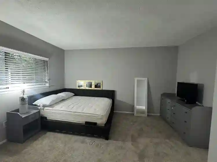 master bedroom with private bath