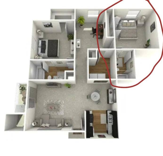 Bedroom For Rent, Battleground Area