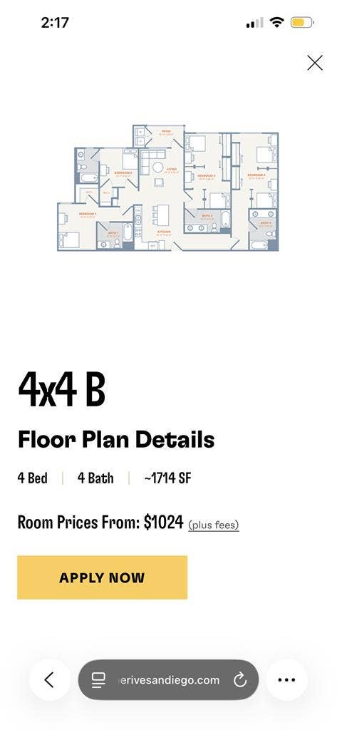 Looking to Sublease my half of room
