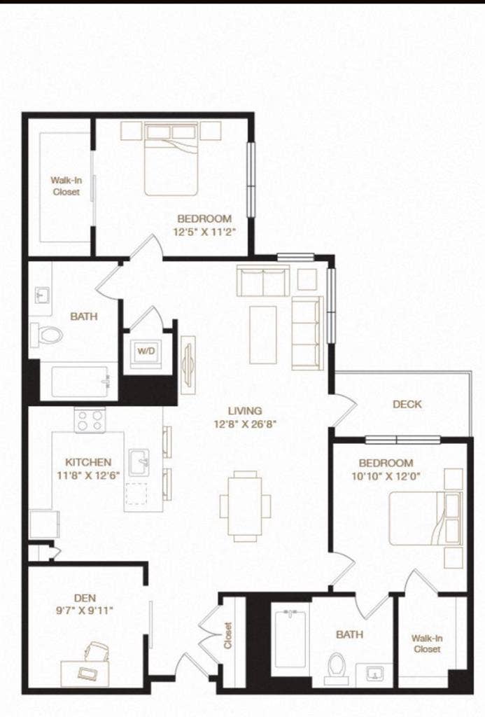 Primary Suite in Luxury 2BR/2BA Apt