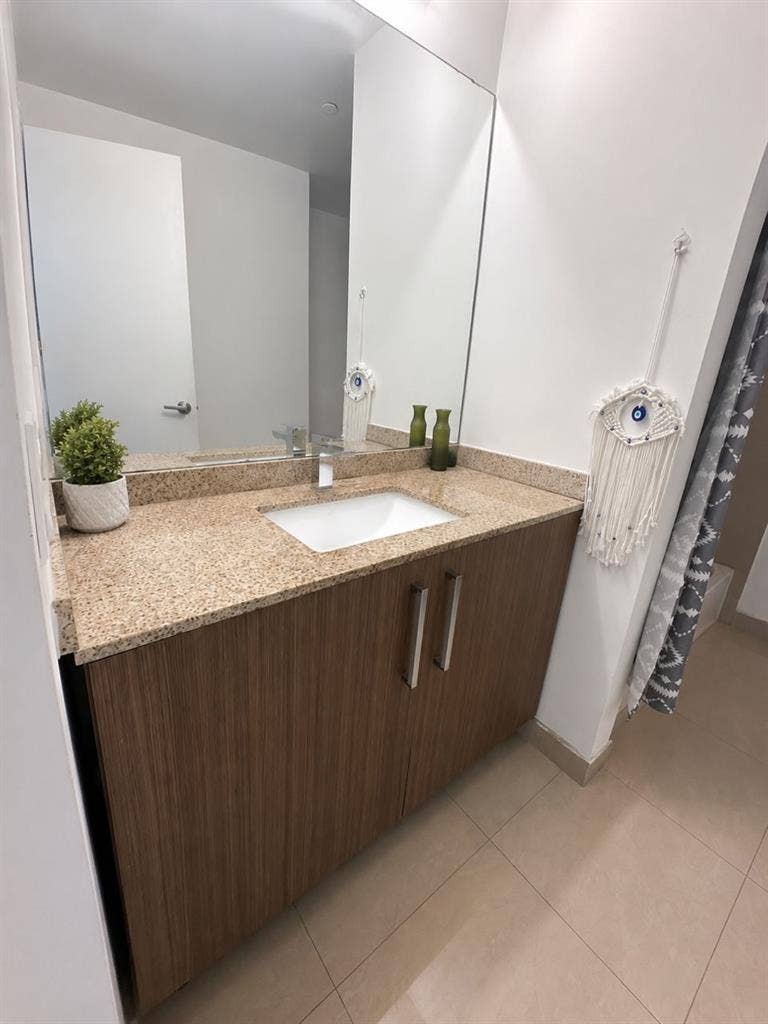 Shared room with private bathroom