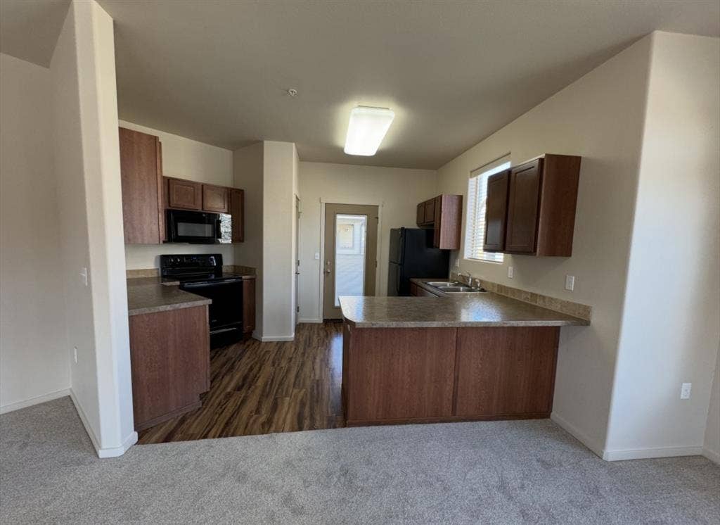 Room and private bath with garage