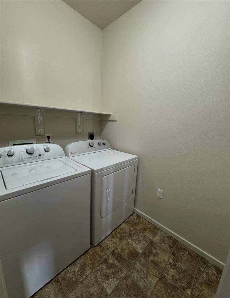 Room and private bath with garage