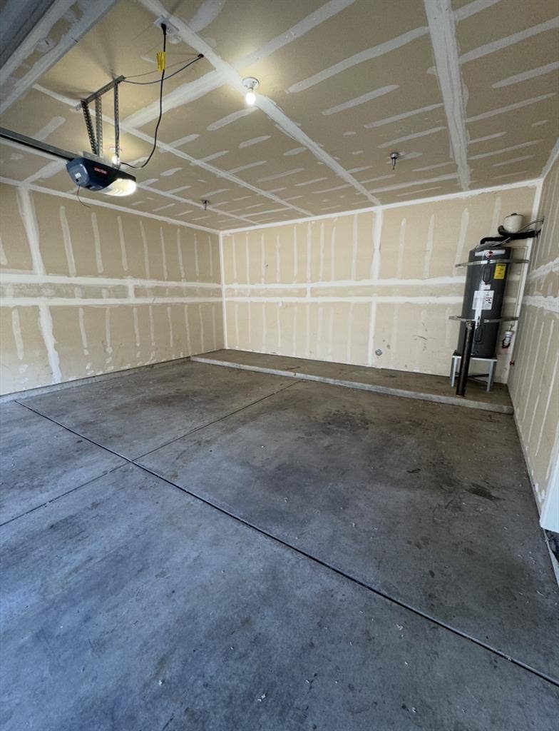 Room and private bath with garage