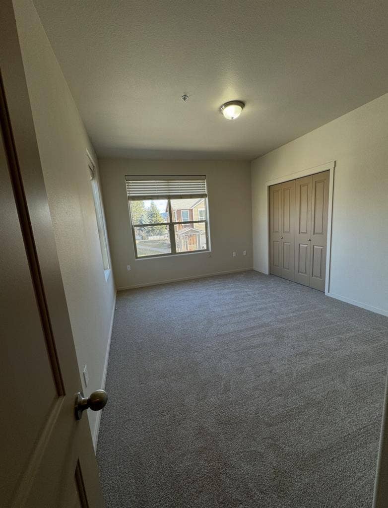 Room and private bath with garage