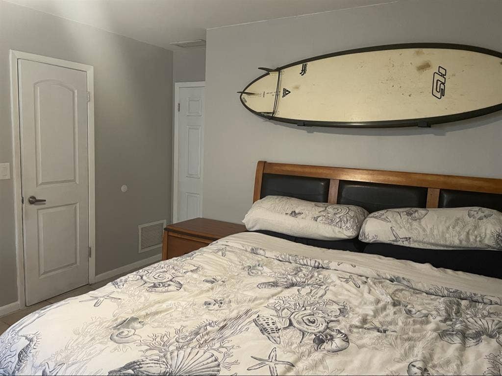Furnished master bedroom