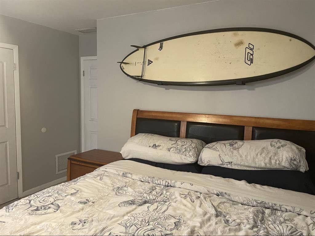Furnished master bedroom