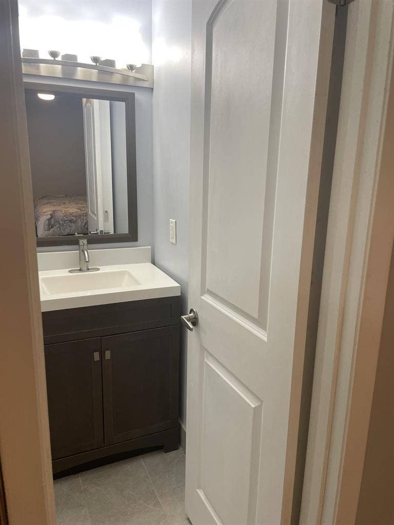 Furnished master bedroom