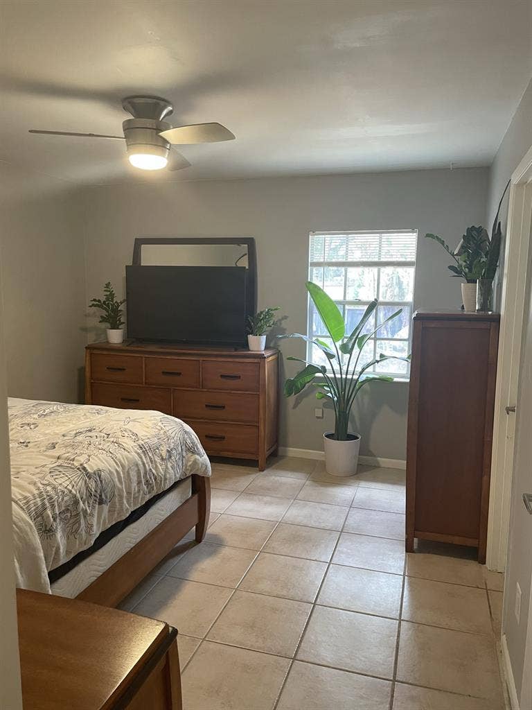 Furnished master bedroom