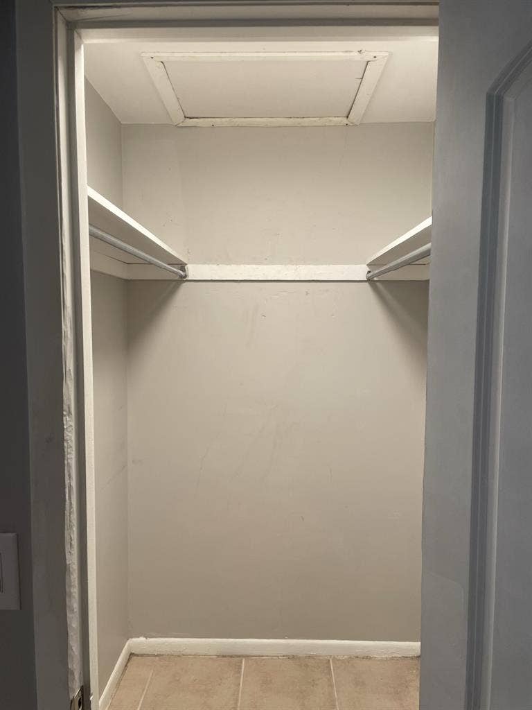 Furnished master bedroom