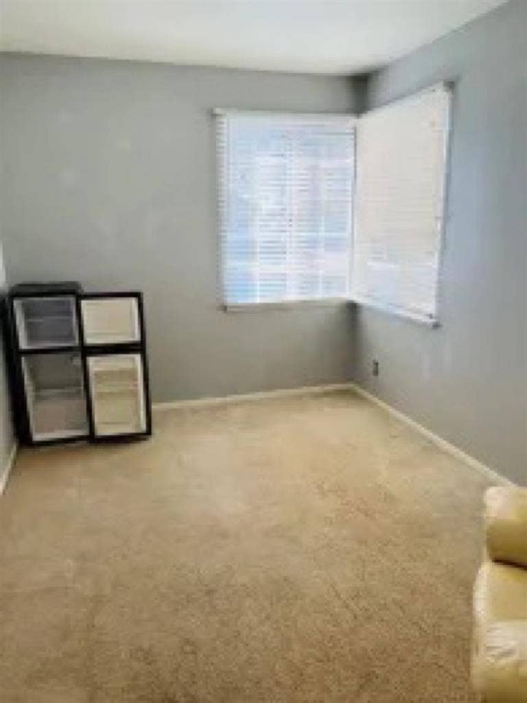 Medium size bedroom with windows