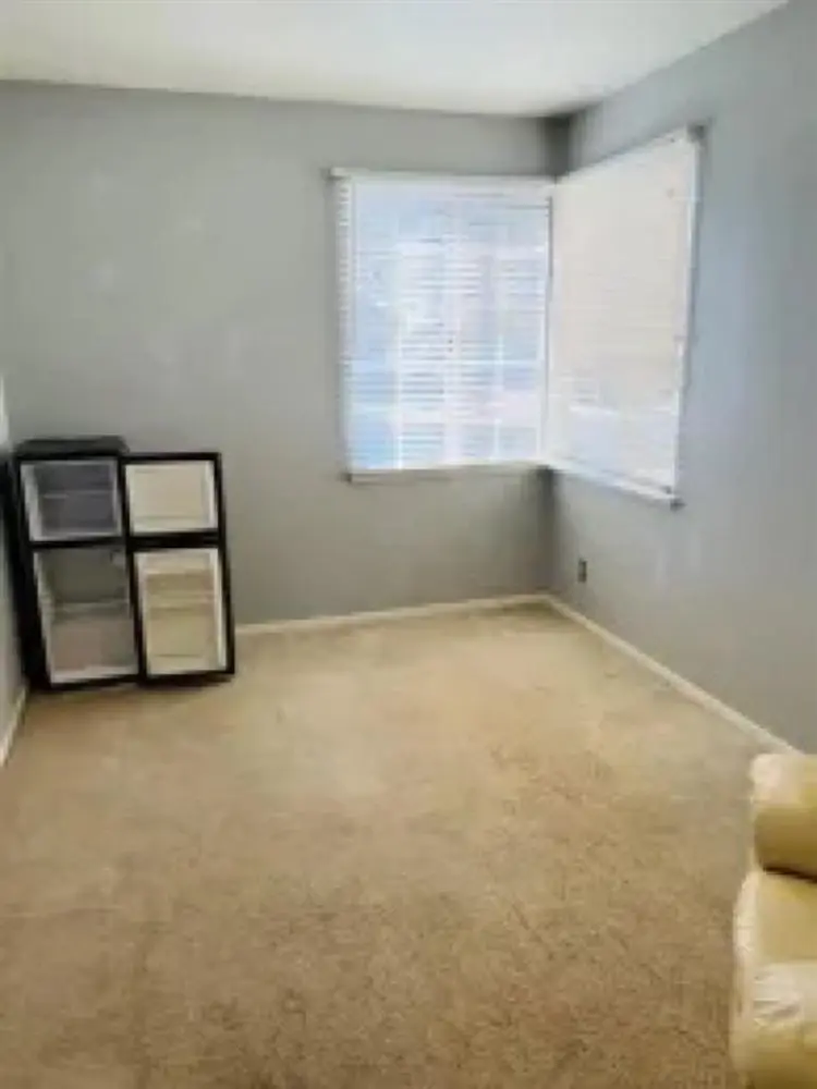 Medium size bedroom with windows