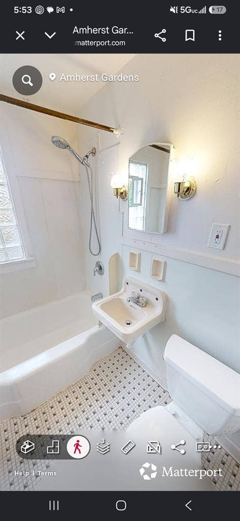 1 bedroom, shared bathroom