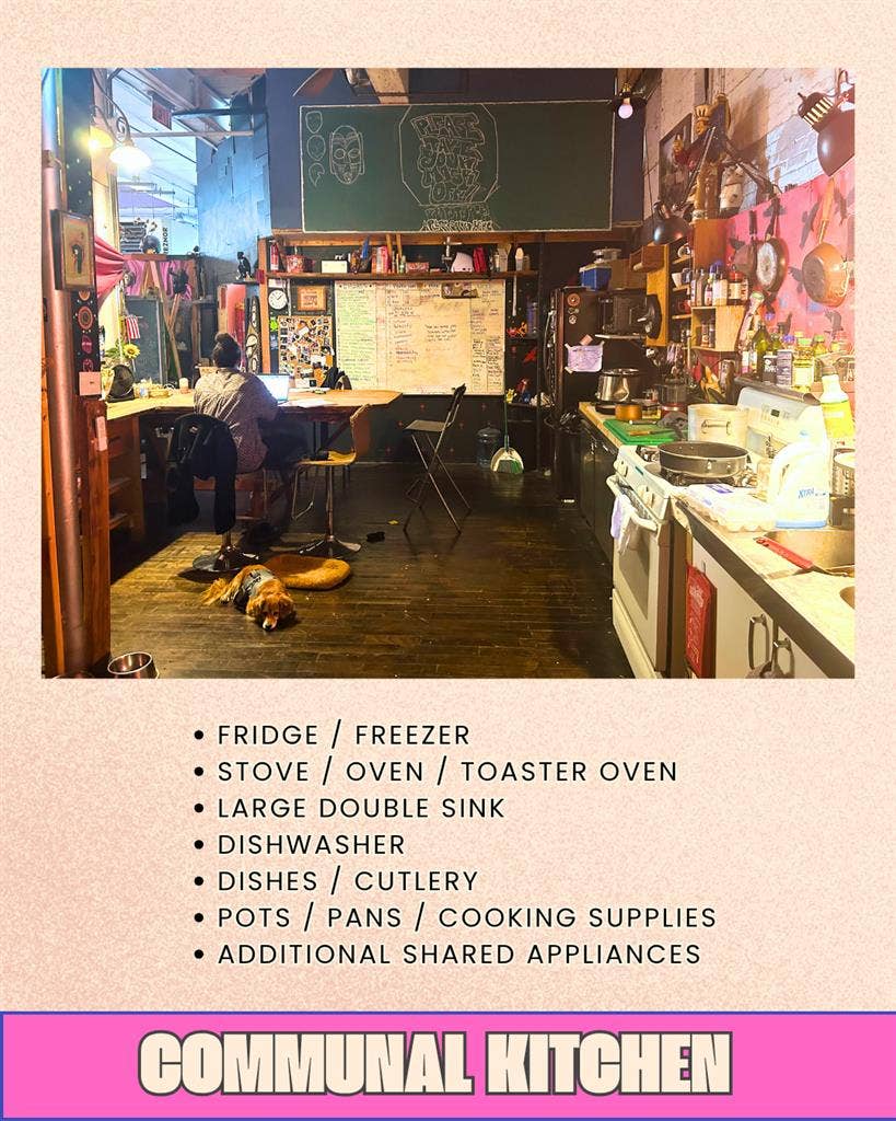 Live/Work Room Available for Artist
