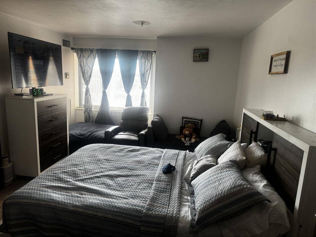 Master room with private bathroom