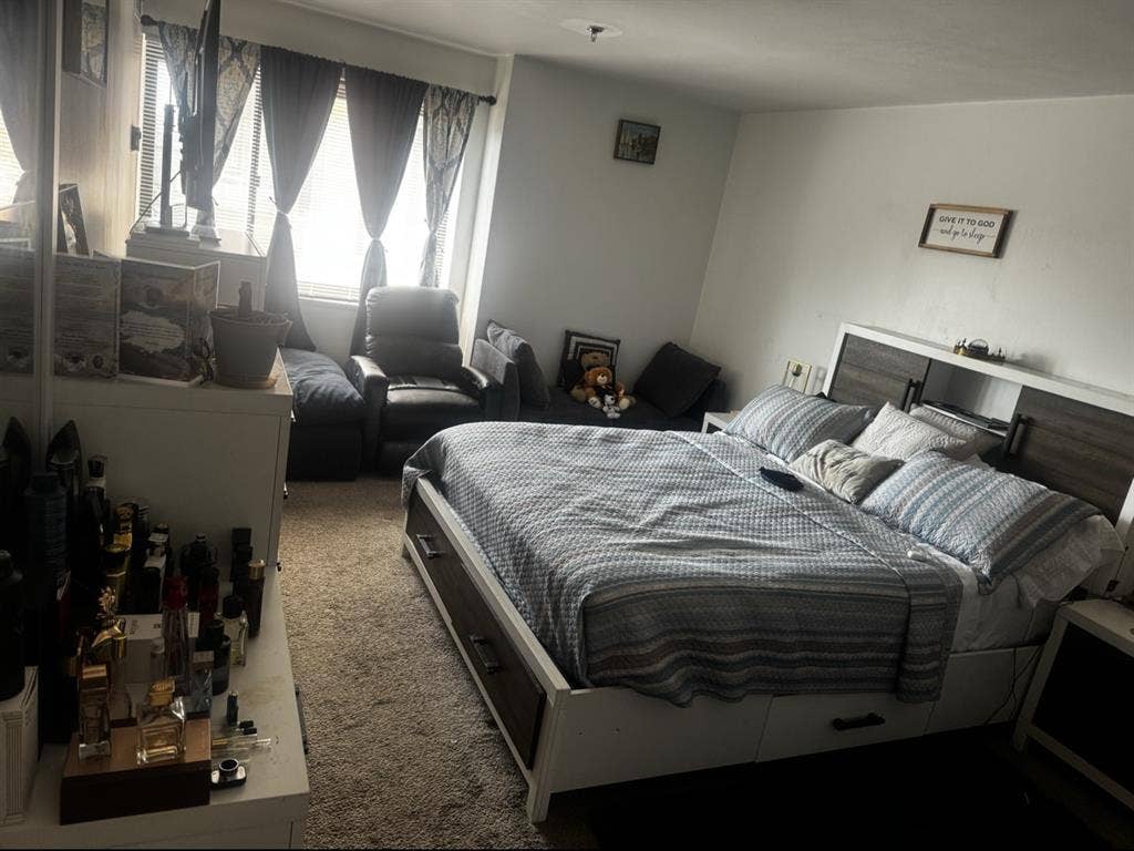 Master room with private bathroom