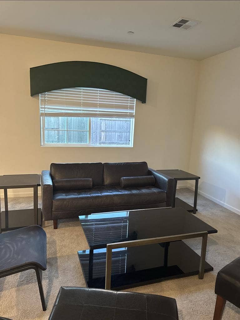 Clean and good size bed room,