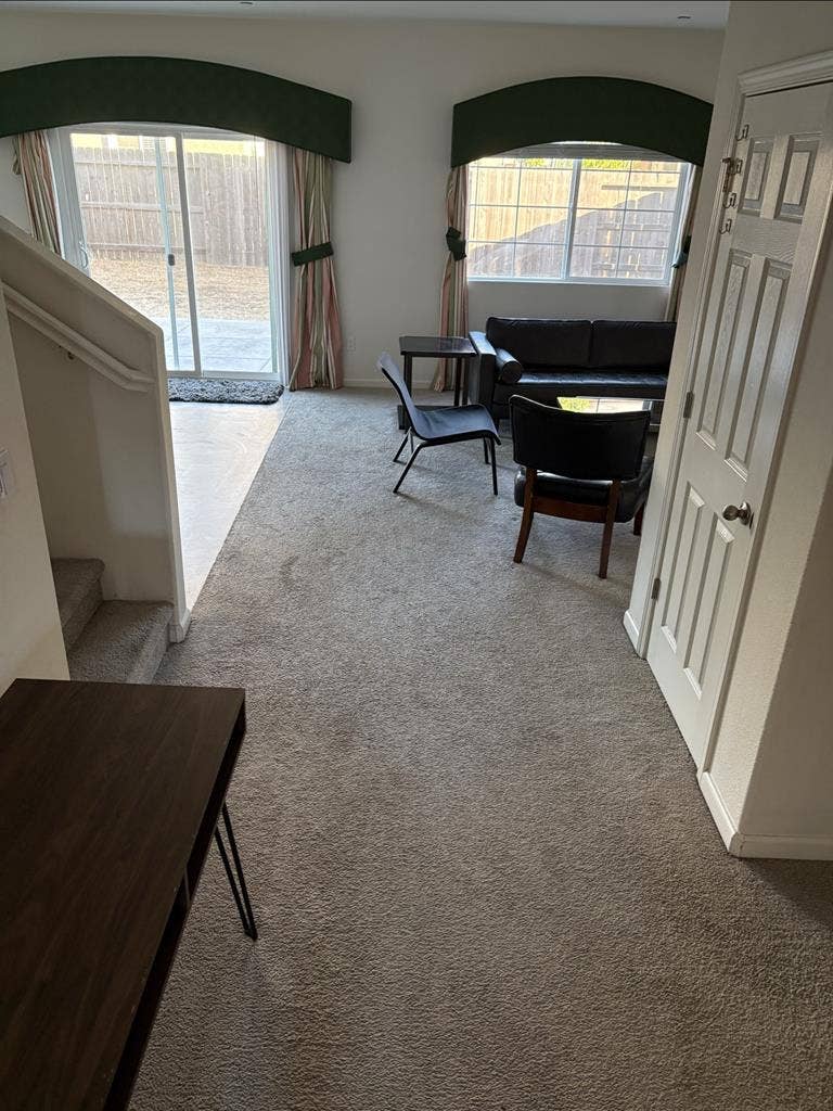 Clean and good size bed room,