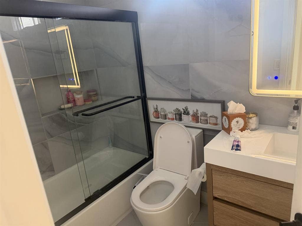 Room with private bathroom