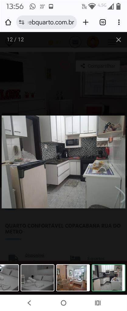 Quarto Suíte Confortável Praia Copa