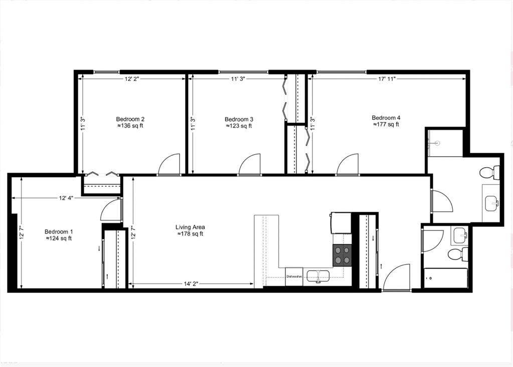 4 Bedroom Unit Available for Rent!