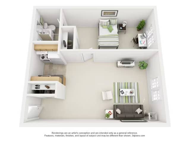 Sublet 1 Bedroom Available