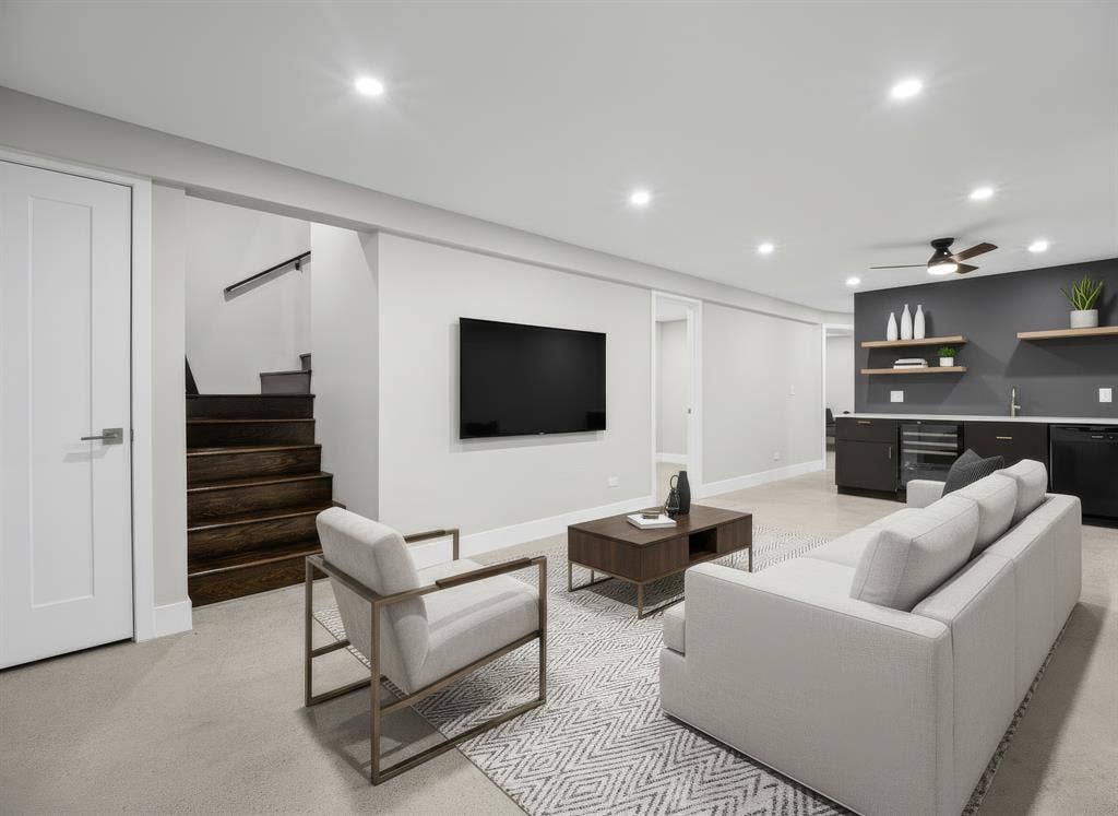 5BR/2BA Renovated Two-Level Duplex