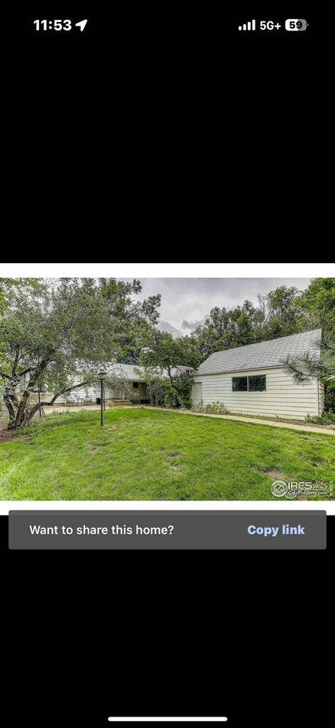 3Bed/1bath home on Boulder Creek.