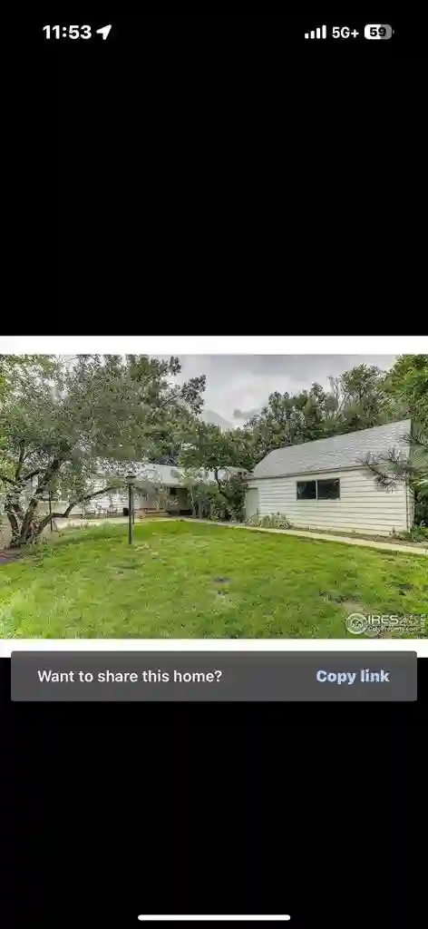 3Bed/1bath home on Boulder Creek.
